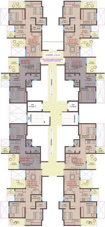 Images for Cluster Plan of Asha Dwarka Square