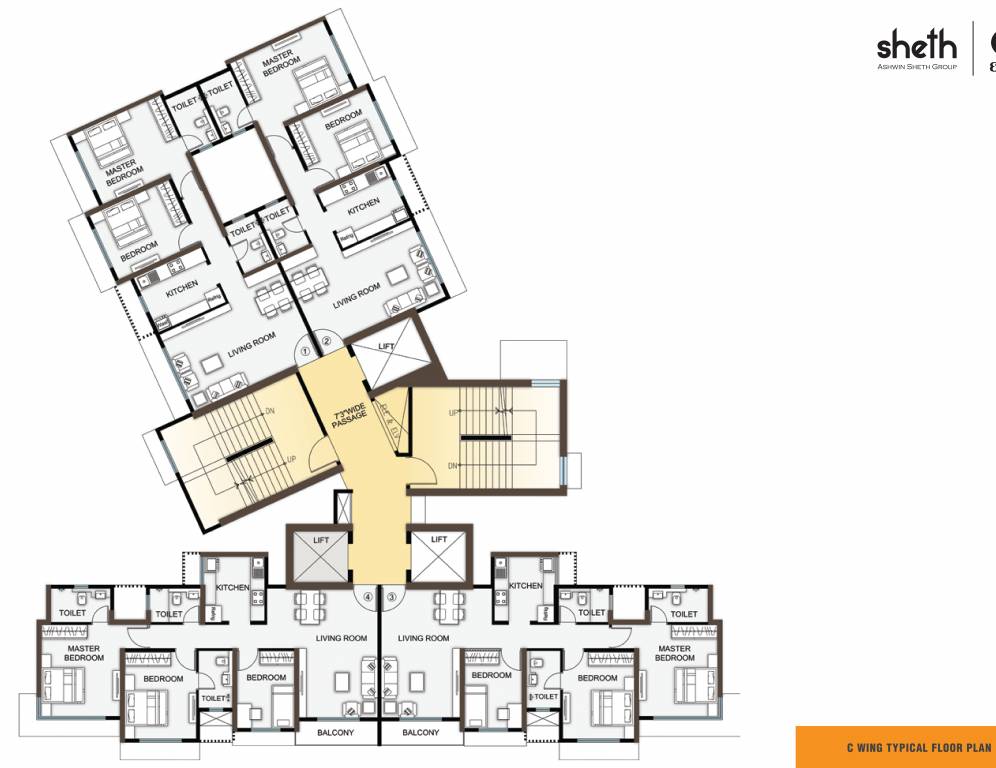 avante Wing C Cluster Plan