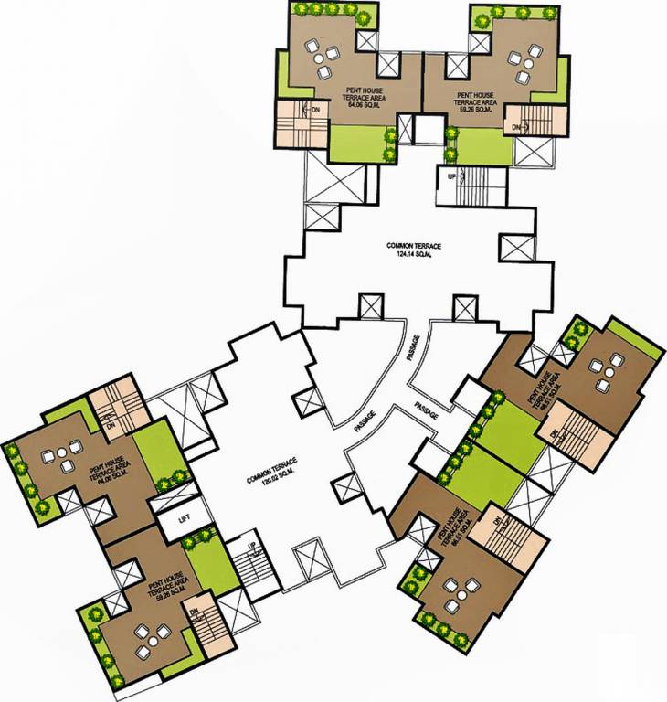 Images for Cluster Plan of ABC Courtyard 15