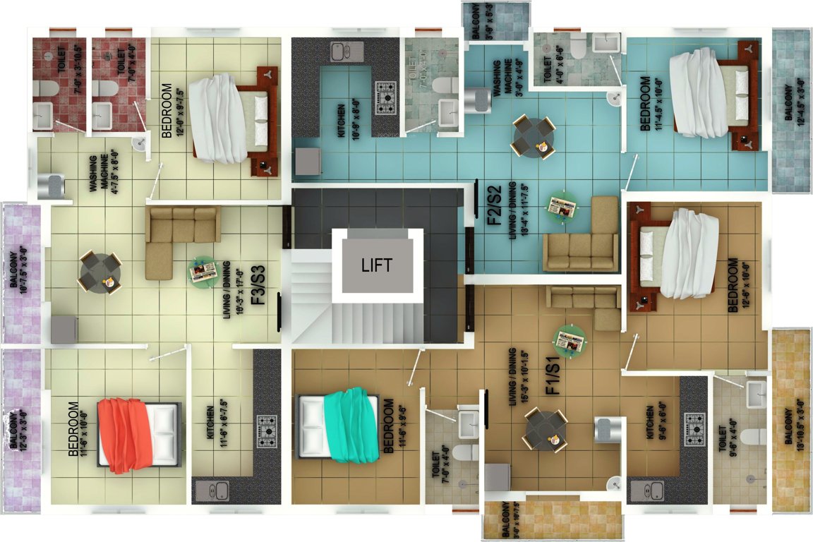 Images for Cluster Plan of Pushpanath Aradhana Homes