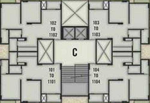 Images for Cluster Plan of Patidar Seventh Avenue