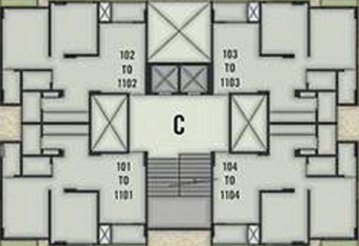 Images for Cluster Plan of Patidar Seventh Avenue