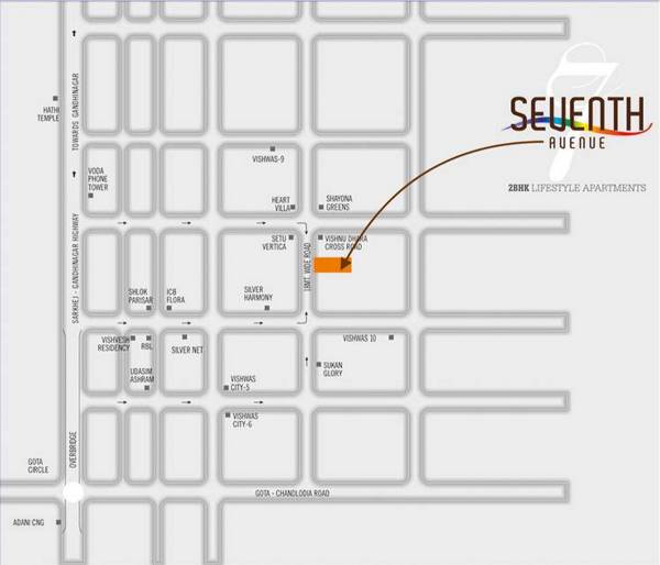 Images for Location Plan of Patidar Seventh Avenue