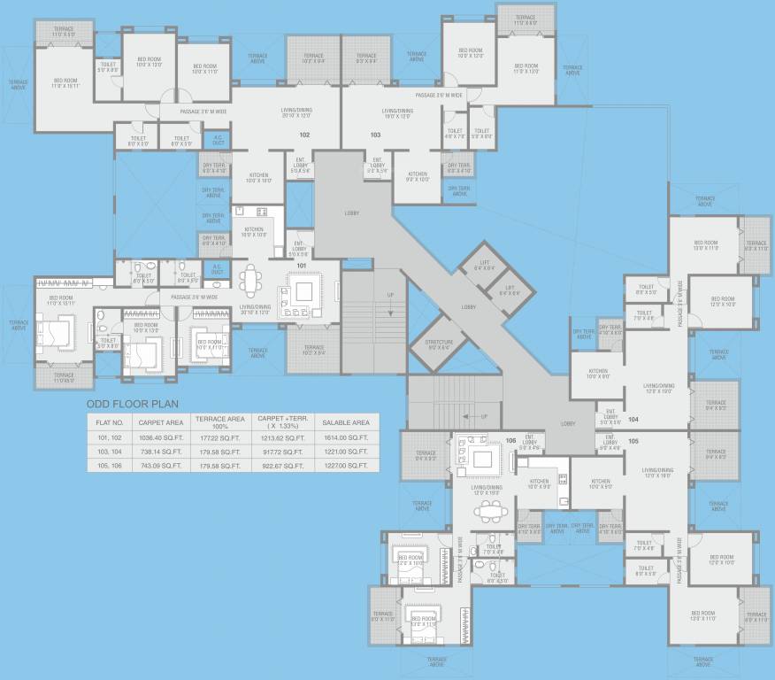 Images for Cluster Plan of Vishal Skyscraper