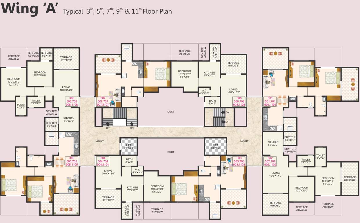Images for Cluster Plan of Omkar Namrata Gloria