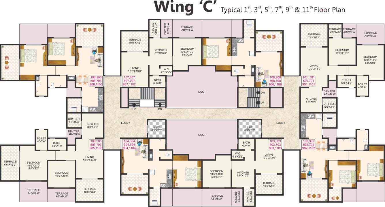 Images for Cluster Plan of Omkar Namrata Gloria