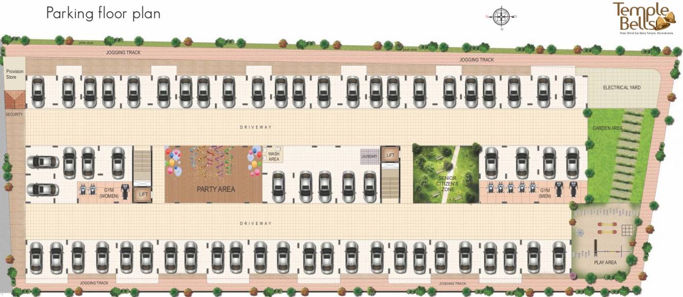 Images for Cluster Plan of Ravoos Developers Temple Bells