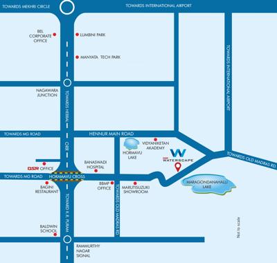  waterscape Images for Location Plan of DSR Waterscape