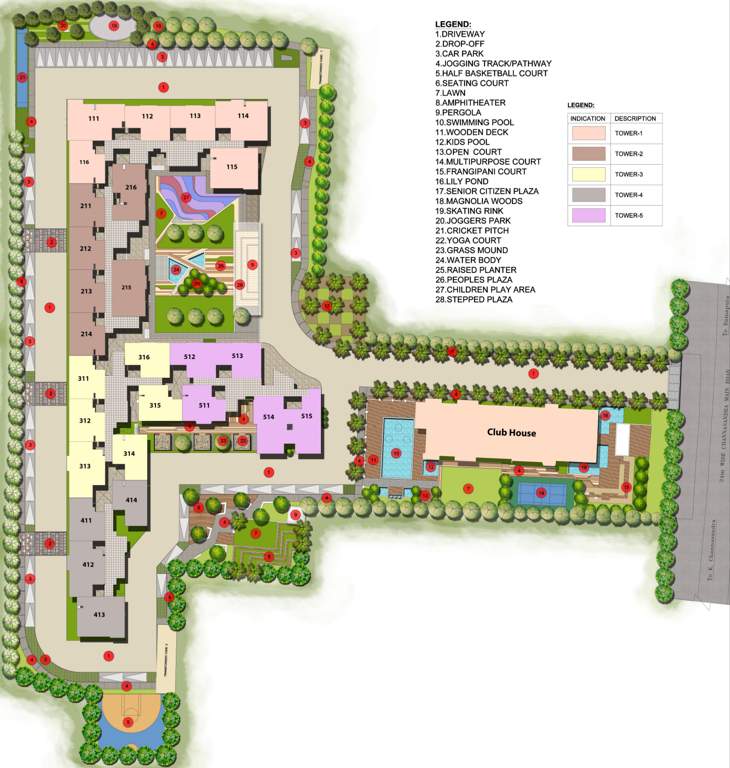  waterscape Images for Master Plan of DSR Waterscape