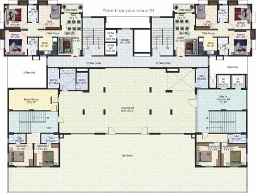 Images for Cluster Plan of Primarc and Riya group Aura aura Images for Cluster Plan of Primarc and Riya group Aura
