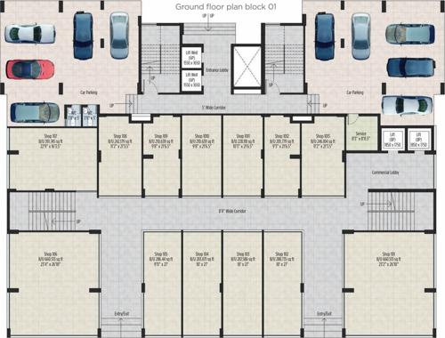 Images for Cluster Plan of Primarc and Riya group Aura aura Images for Cluster Plan of Primarc and Riya group Aura