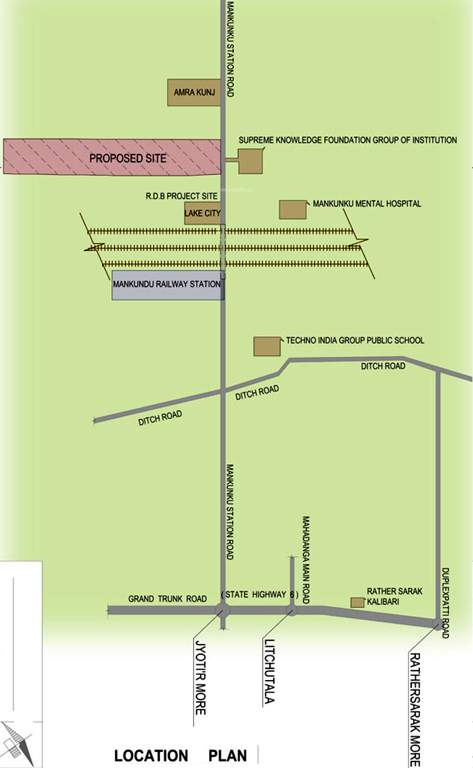 aura Images for Location Plan of Primarc and Riya group Aura