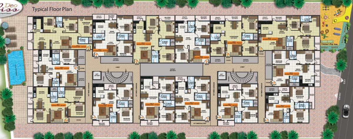  deo bliss Images for Cluster Plan of Neeladri Deo Bliss