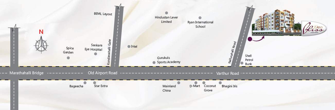  deo bliss Images for Location Plan of Neeladri Deo Bliss