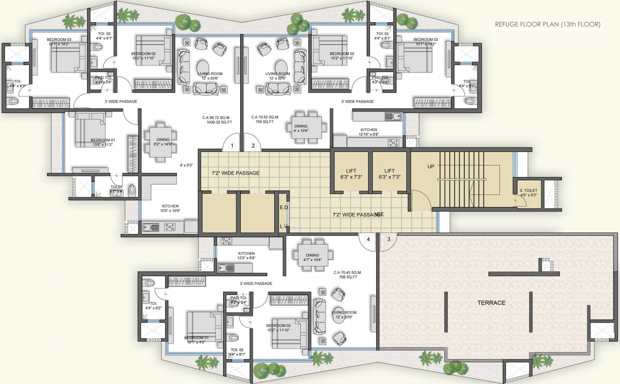 Images for Cluster Plan of Options The Crest