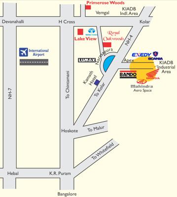Images for Location Plan of Kadam Royal Oak Woods