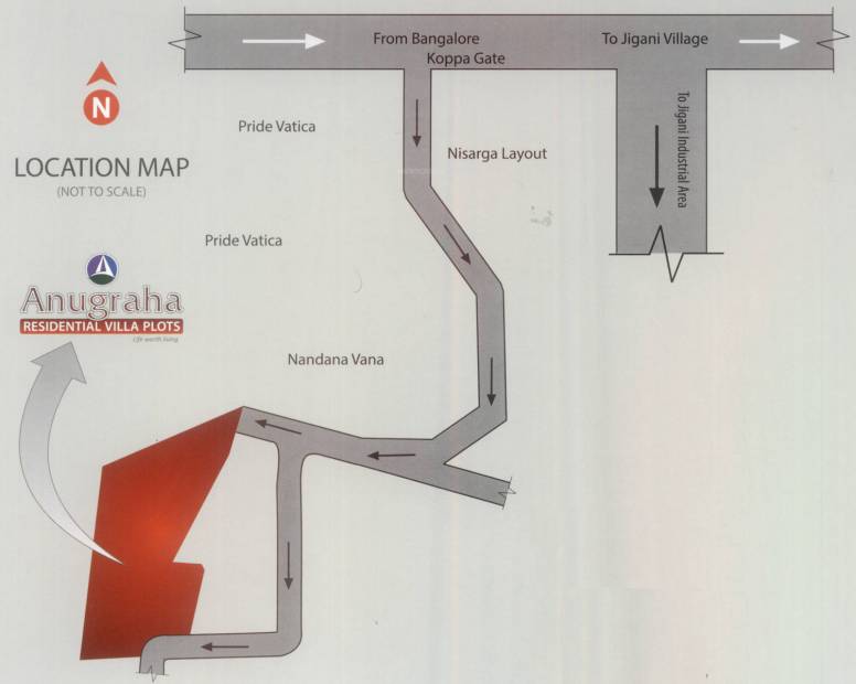 Images for Location Plan of Anugraha Residential Villa Plots