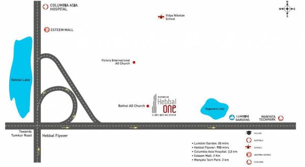  hebbal-one Location Plan