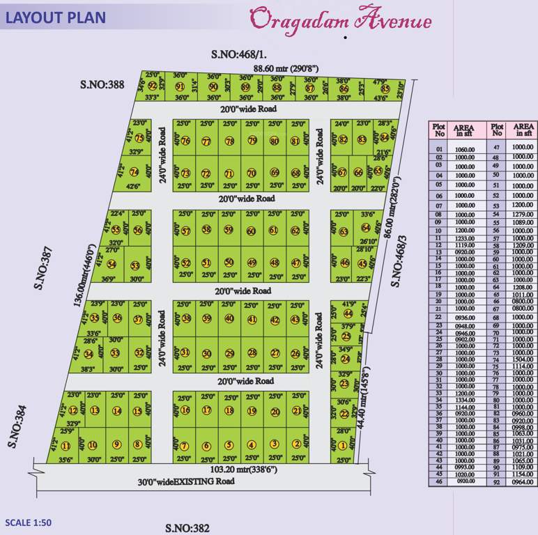 Images for Layout Plan of Vetri Oragadam Avenue