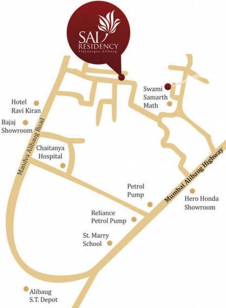 jet-infraventure-ltd sai-residency Location Plan