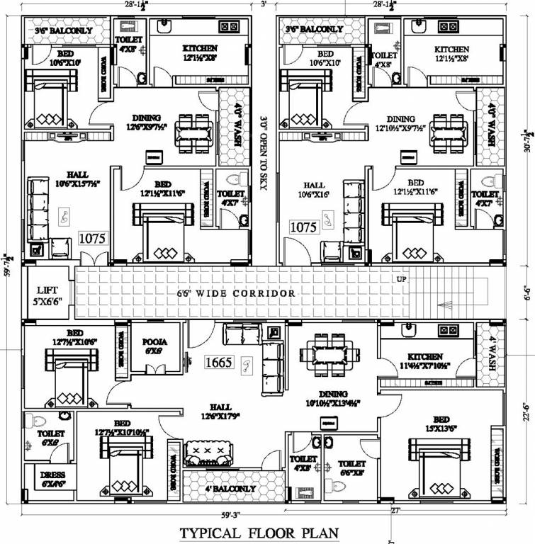 Images for Cluster Plan of Primark Sri Ram Residency