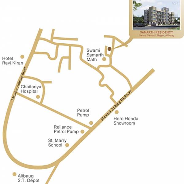 Images for Location Plan of Jet Samarth Residency Images for Location Plan of Jet Samarth Residency