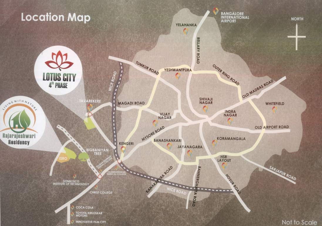  rajarajeshwari residency Images for Location Plan of Shiva Rajarajeshwari Residency