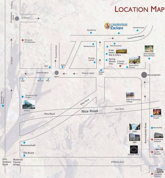 Images for Location Plan of Umashankar Enclave