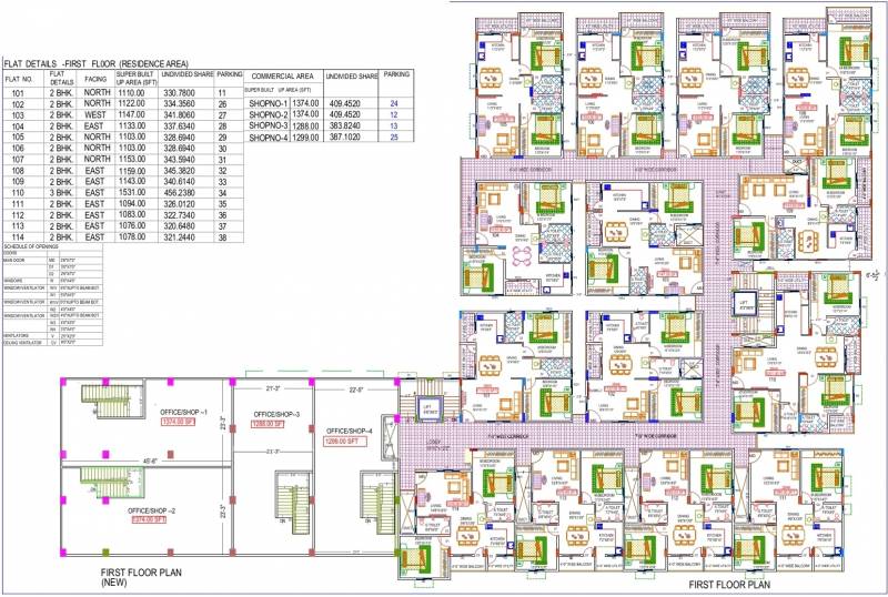 Images for Cluster Plan of Someshwara Arcade