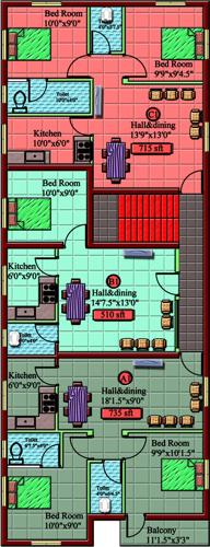 iniya-illam-constructions madambakkam Madambakkam Cluster Plan for 1st Floor