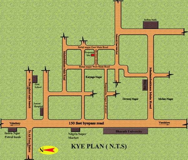 iniya-illam-constructions madambakkam Location Plan