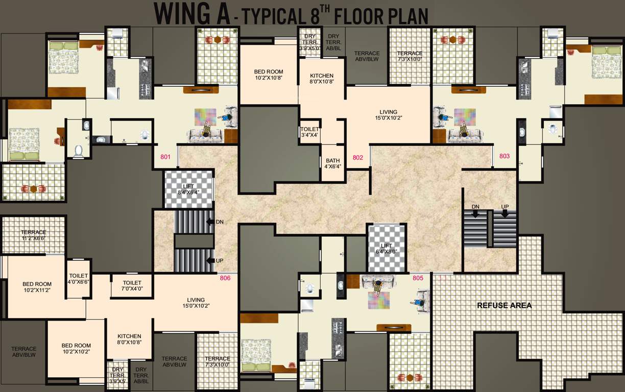 Images for Cluster Plan of Balaji Vishnu Greens