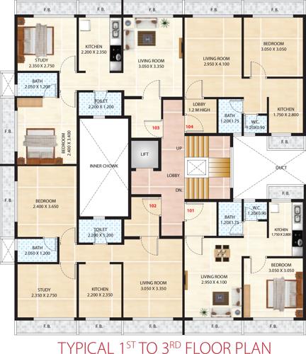 Images for Cluster Plan of Kohinoor Developers Tarique Paradise Images for Cluster Plan of Kohinoor Developers Tarique Paradise