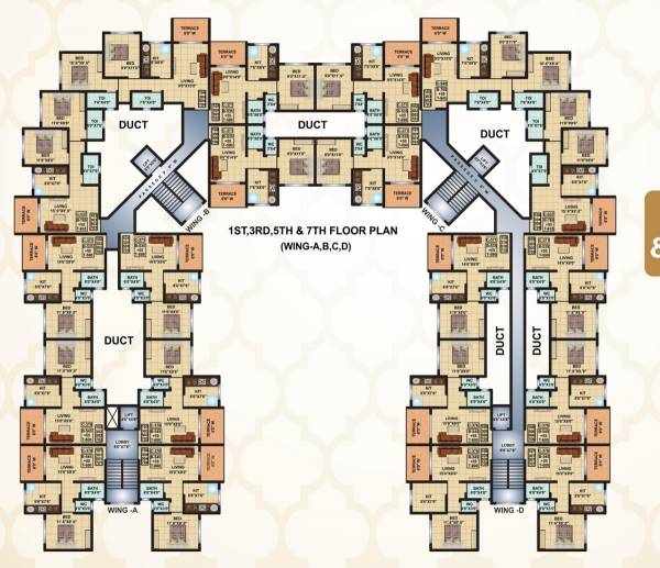  aadi-aarambh Shivkanta Cluster Plan for 1st Floor