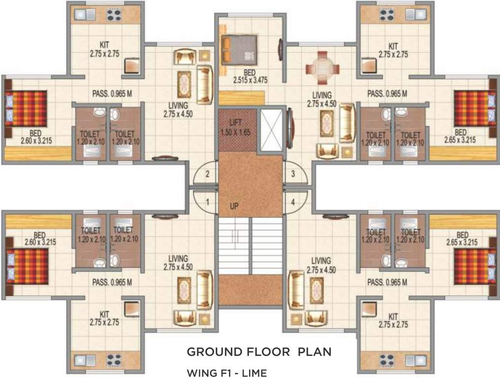 vishwajeet edge Images for Cluster Plan of GBK Vishwajeet Edge