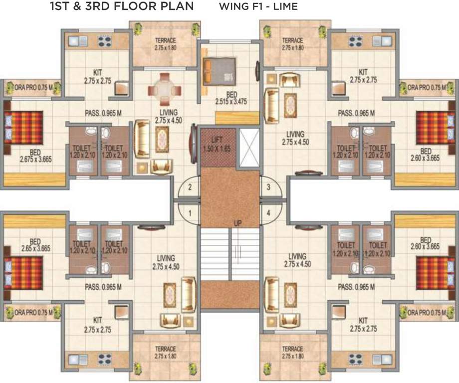 vishwajeet edge Images for Cluster Plan of GBK Vishwajeet Edge