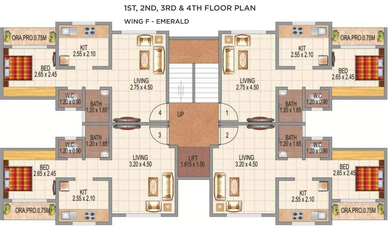 vishwajeet edge Images for Cluster Plan of GBK Vishwajeet Edge