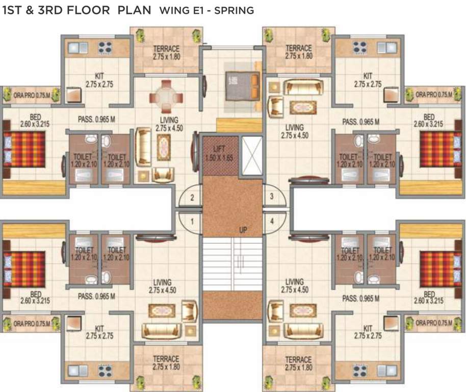 vishwajeet edge Images for Cluster Plan of GBK Vishwajeet Edge