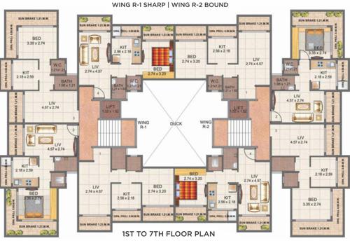 Images for Cluster Plan of GBK Vishwajeet Edge vishwajeet-edge Images for Cluster Plan of GBK Vishwajeet Edge