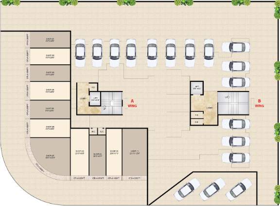  sai dham Tower 1 Cluster Plan