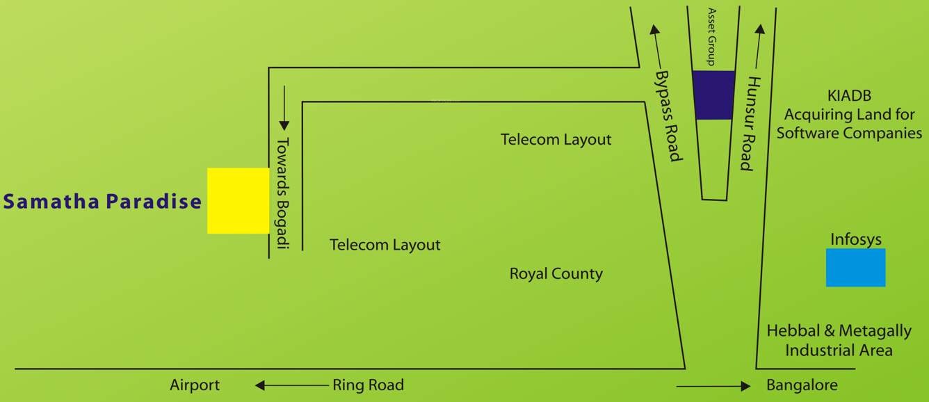  paradise Images for Location Plan of Samatha Paradise