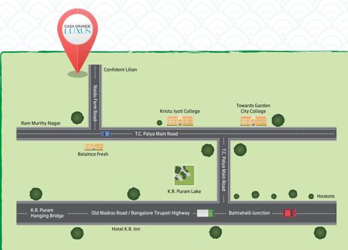Images for Location Plan of Casagrand Luxus luxus Images for Location Plan of Casagrand Luxus