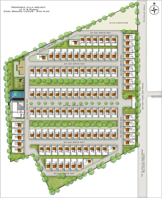  luxus Images for Master Plan of Casagrand Luxus
