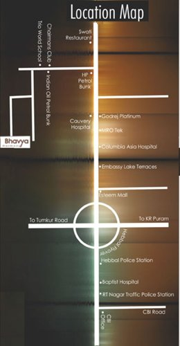  harmony Images for Location Plan of Bhavya Harmony