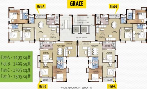 Images for Cluster Plan of Bengal Elegance elegance Images for Cluster Plan of Bengal Elegance