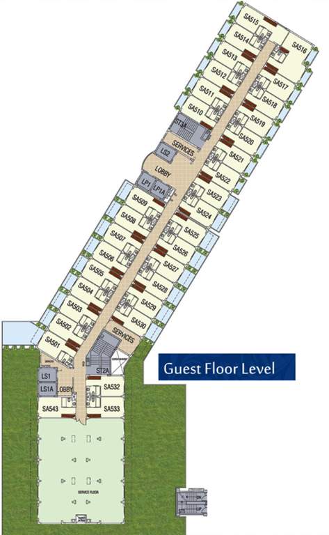 Images for Cluster Plan of KPDK Best Western Town Suite