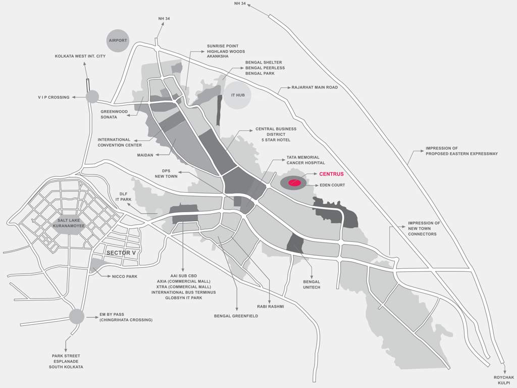  centrus Images for Location Plan of TATA Centrus