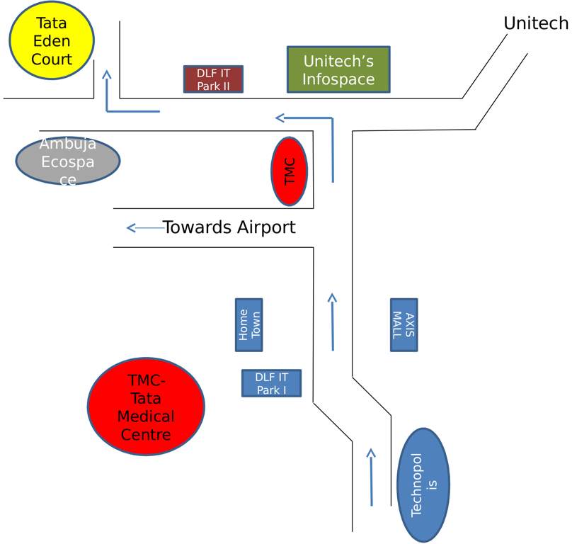  centrus Images for Location Plan of TATA Centrus
