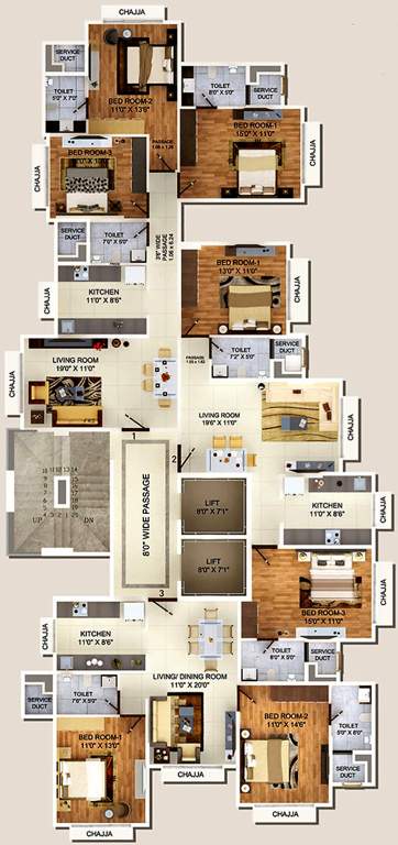 shobha aayu Images for Cluster Plan of Tridhaatu Shobha Aayu