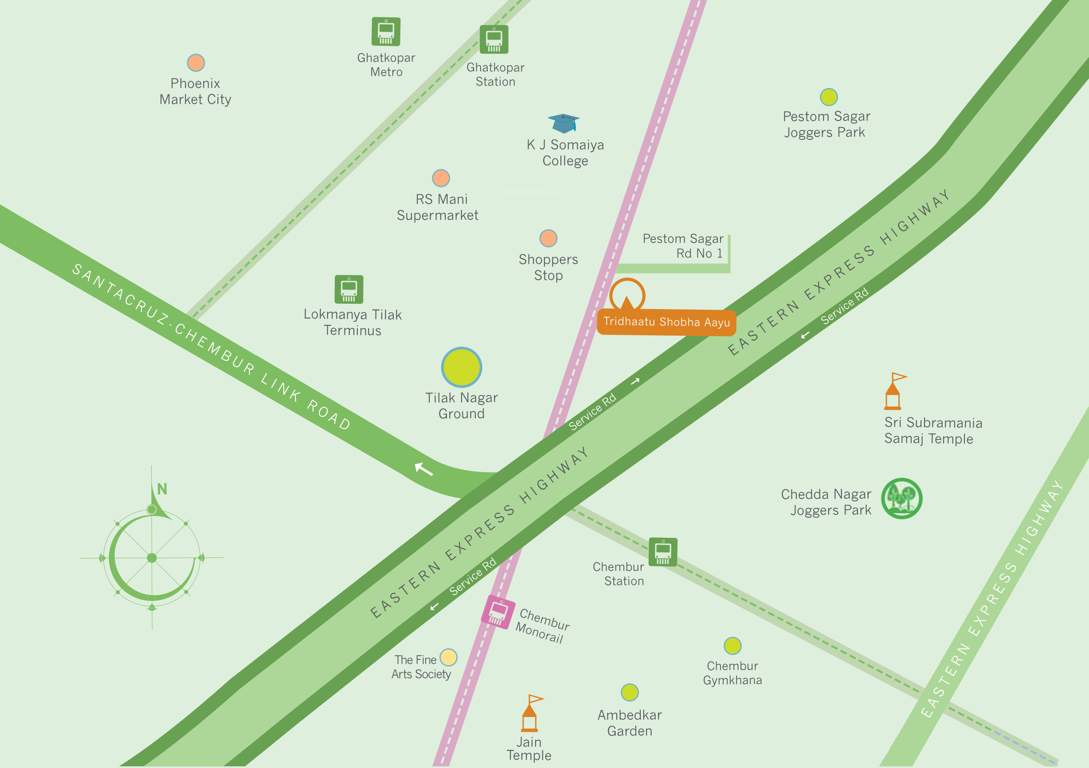 shobha aayu Images for Location Plan of Tridhaatu Shobha Aayu